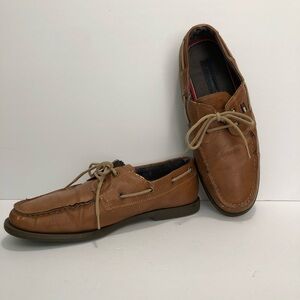 Tommy Hilfiger Brown Leather Casual Oxford Loafer‎ Men’s 9.5